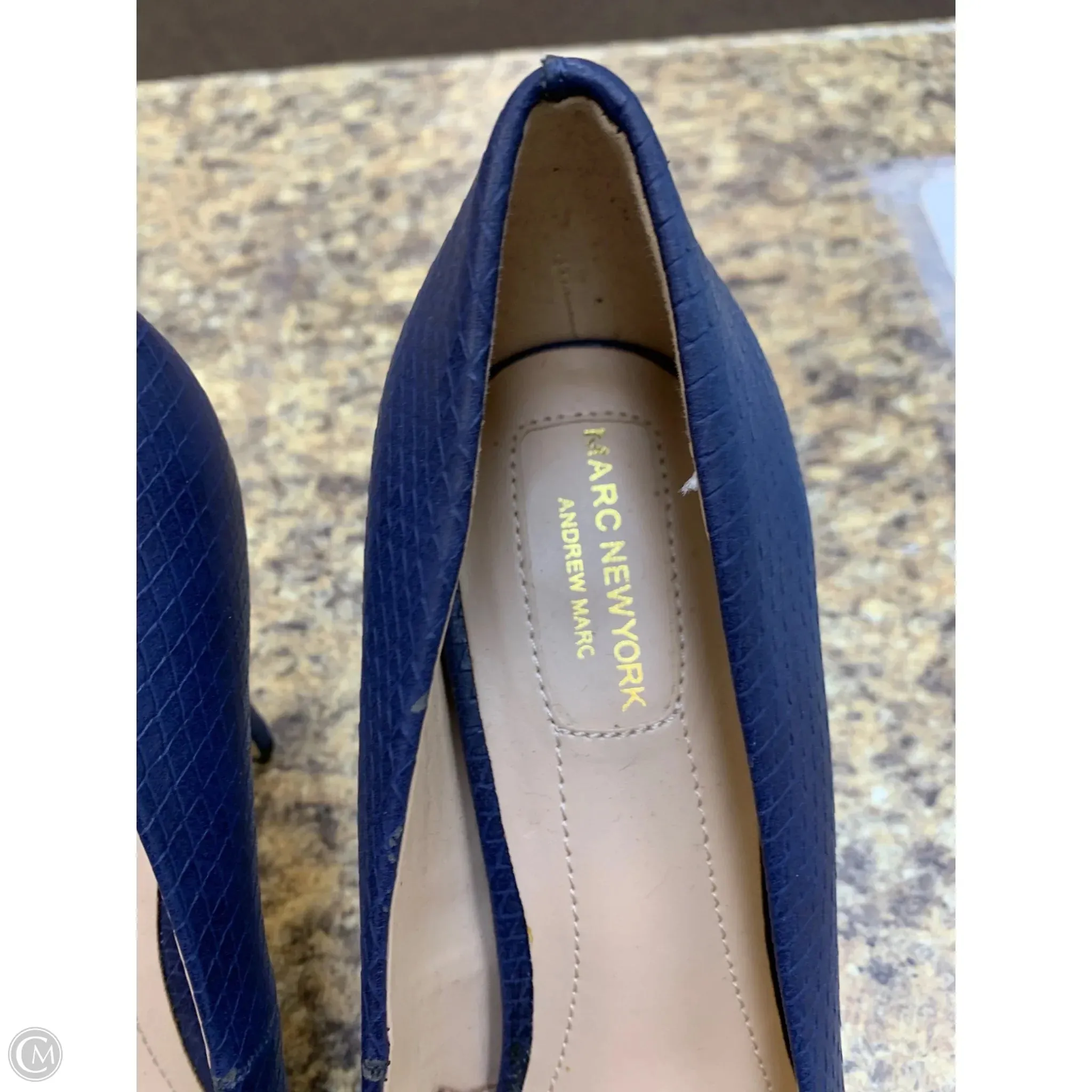 Shoes Heels Stiletto By Marc New York In Navy, Size: 8.5