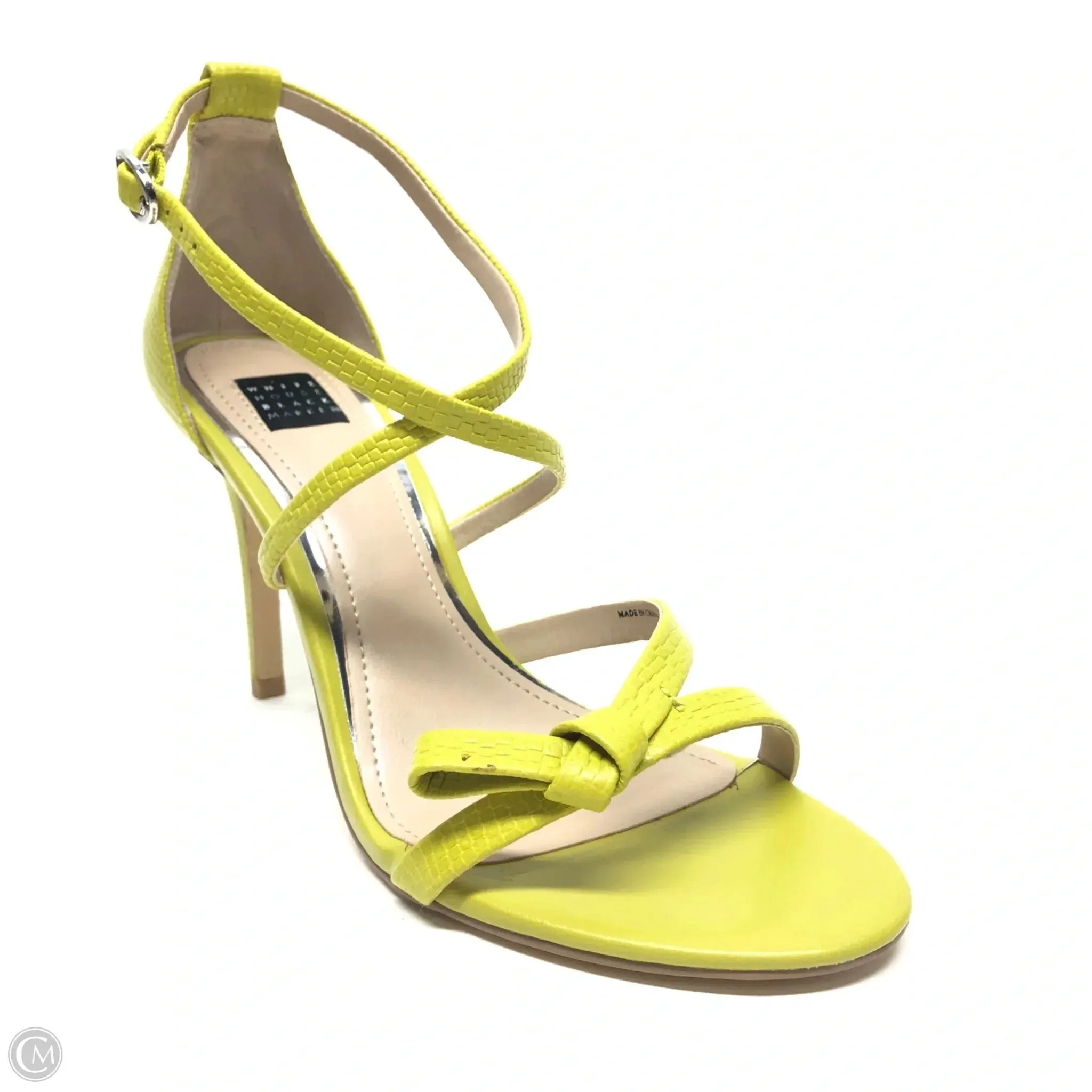 Shoes Heels Stiletto By White House Black Market In Chartreuse, Size: 7.5
