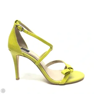Shoes Heels Stiletto By White House Black Market In Chartreuse, Size: 7.5