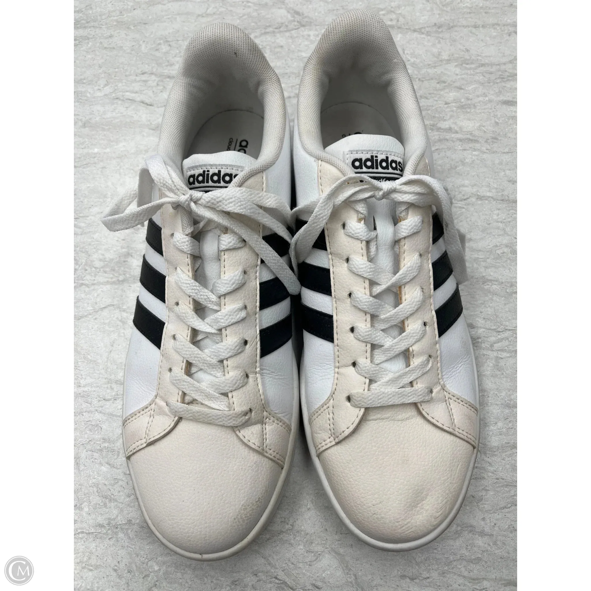 Shoes Sneakers By Adidas In Black & White, Size: 10