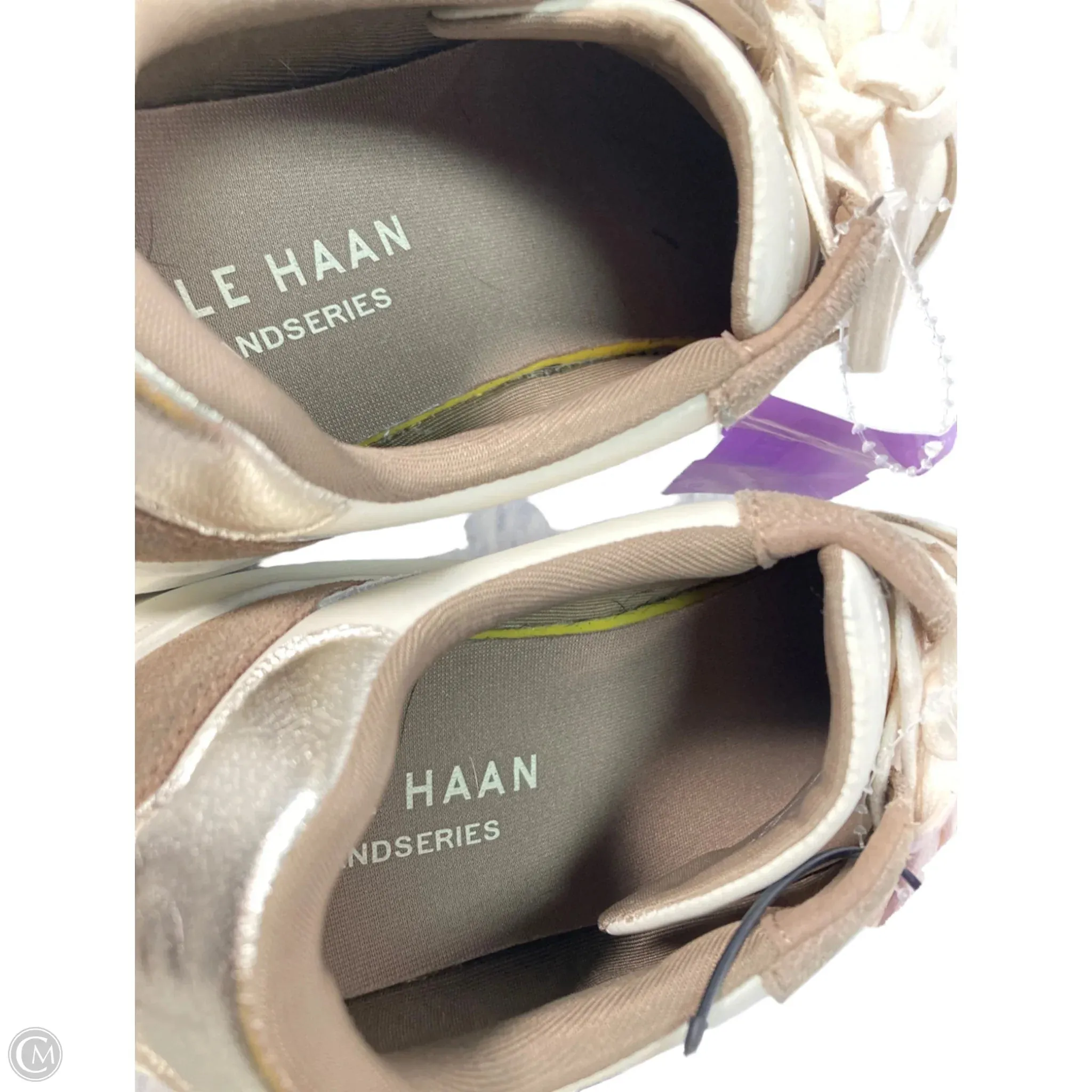 Shoes Sneakers By Cole-haan In Brown & Cream, Size: 7.5