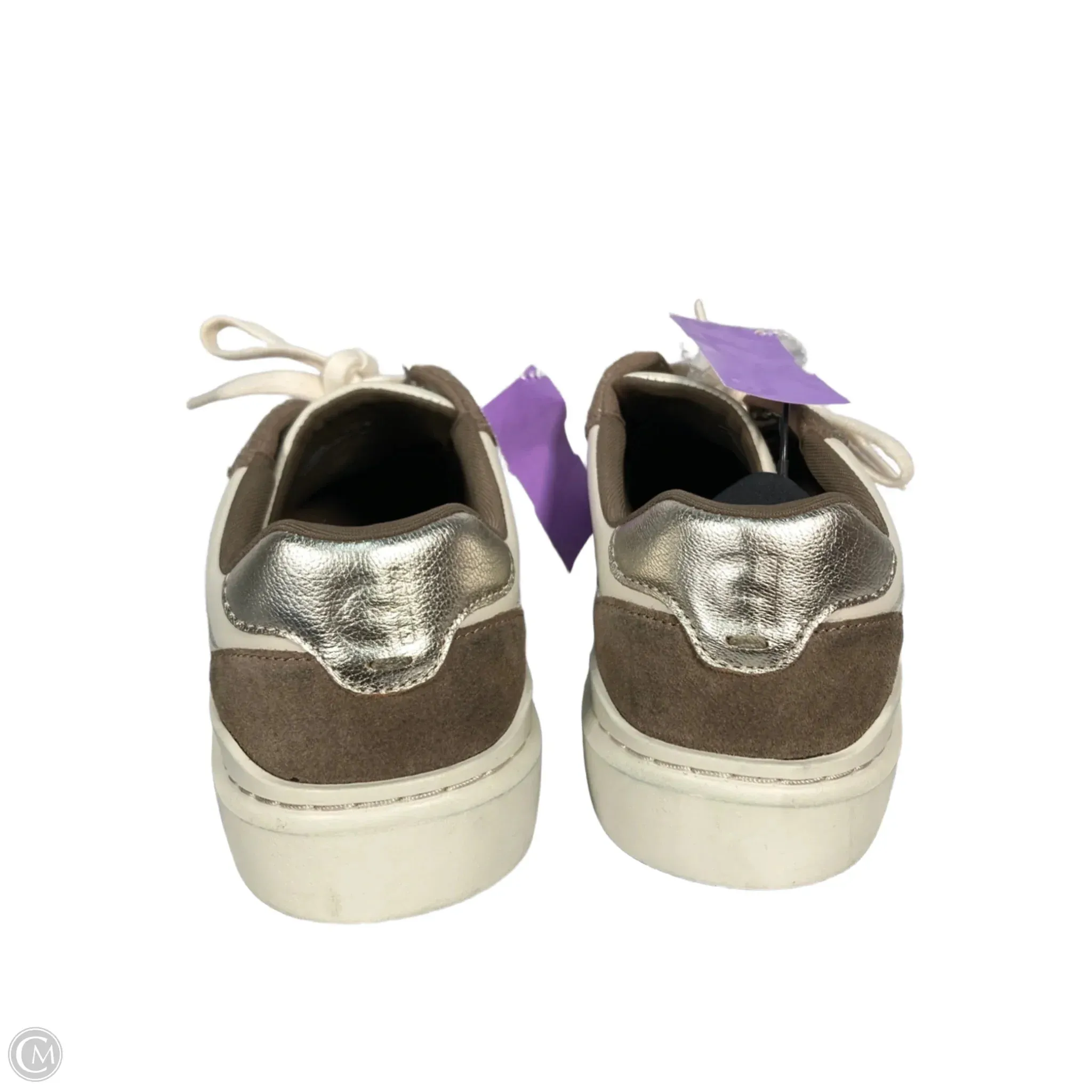 Shoes Sneakers By Cole-haan In Brown & Cream, Size: 7.5