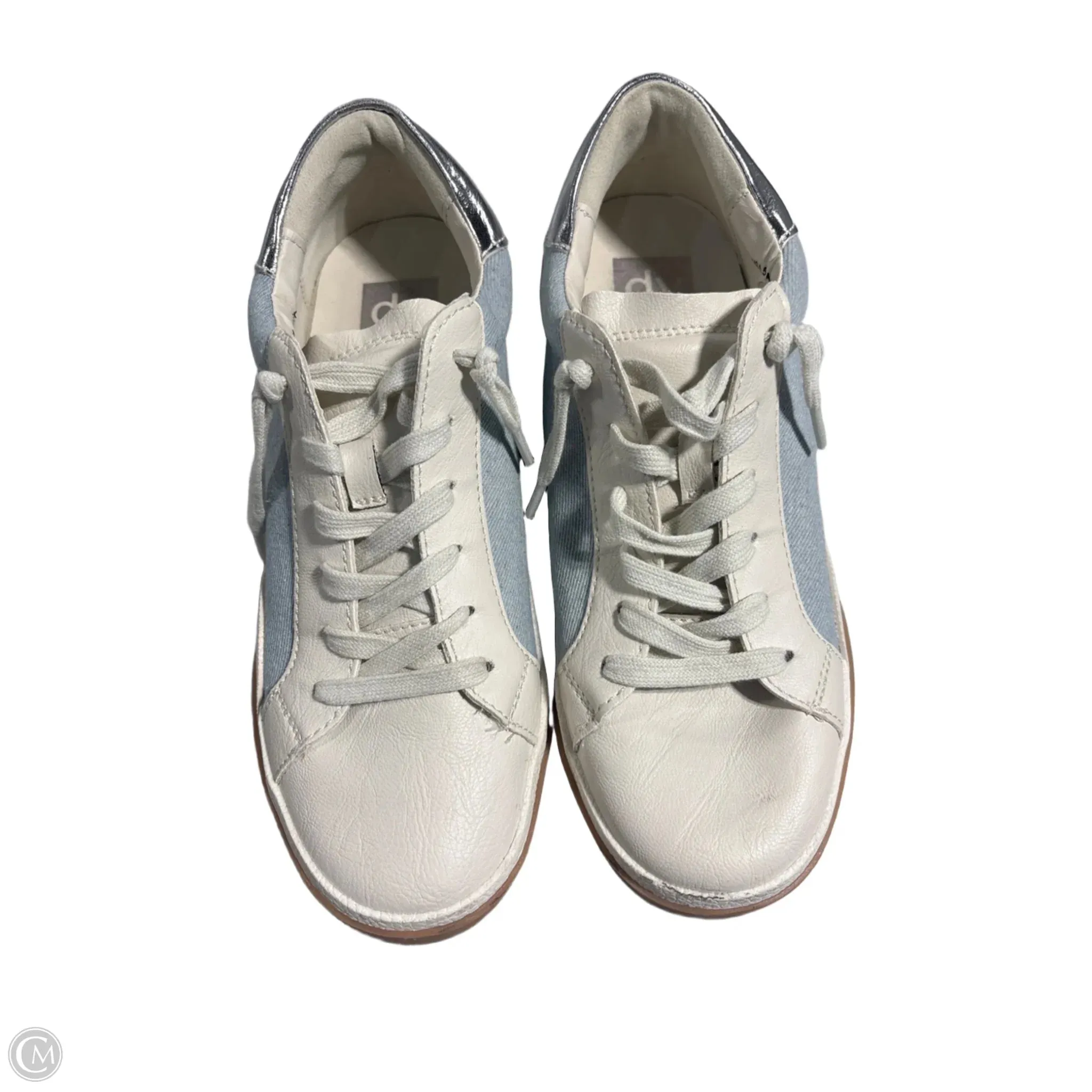 Shoes Sneakers By Dolce Vita In Blue & Cream, Size: 8.5