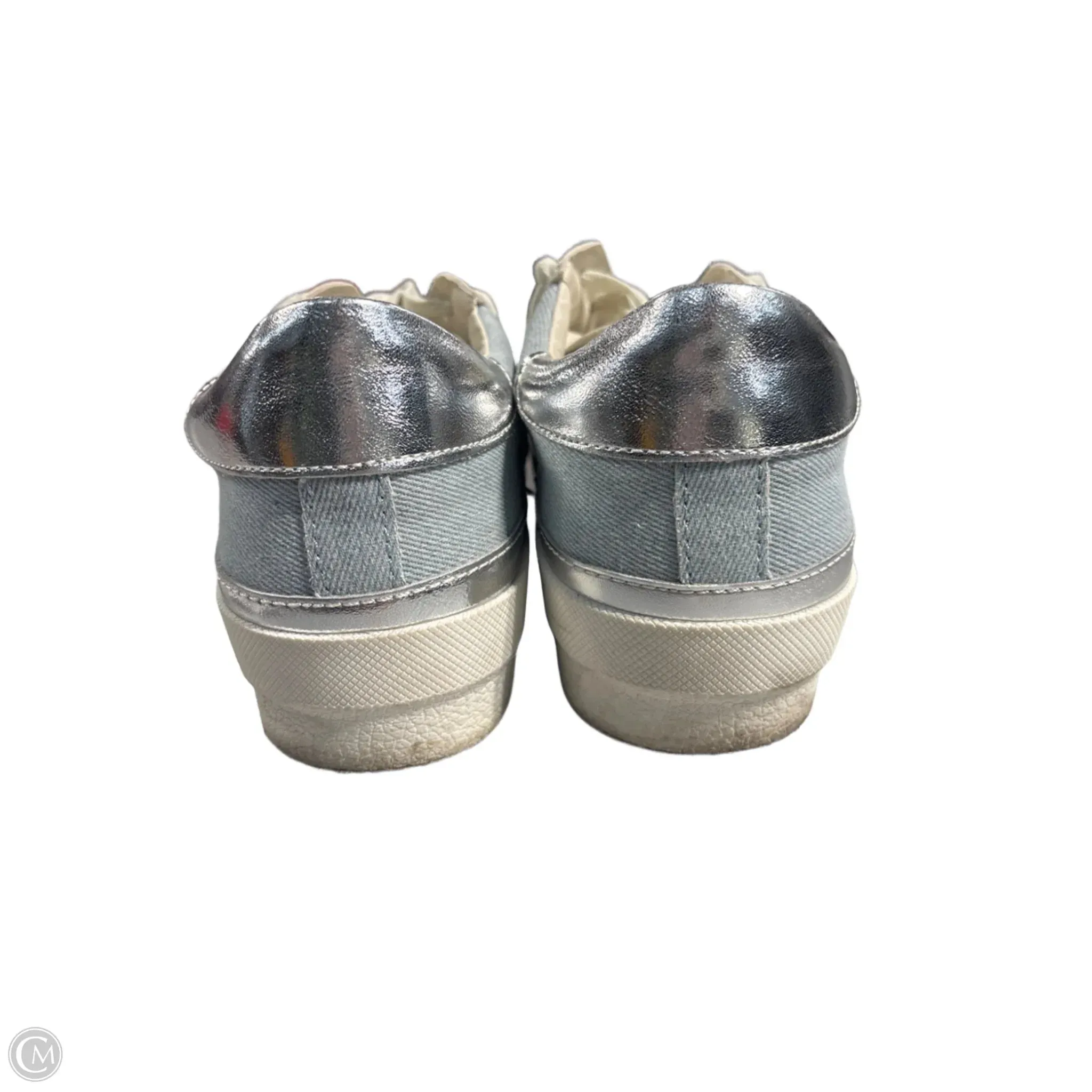 Shoes Sneakers By Dolce Vita In Blue & Cream, Size: 8.5