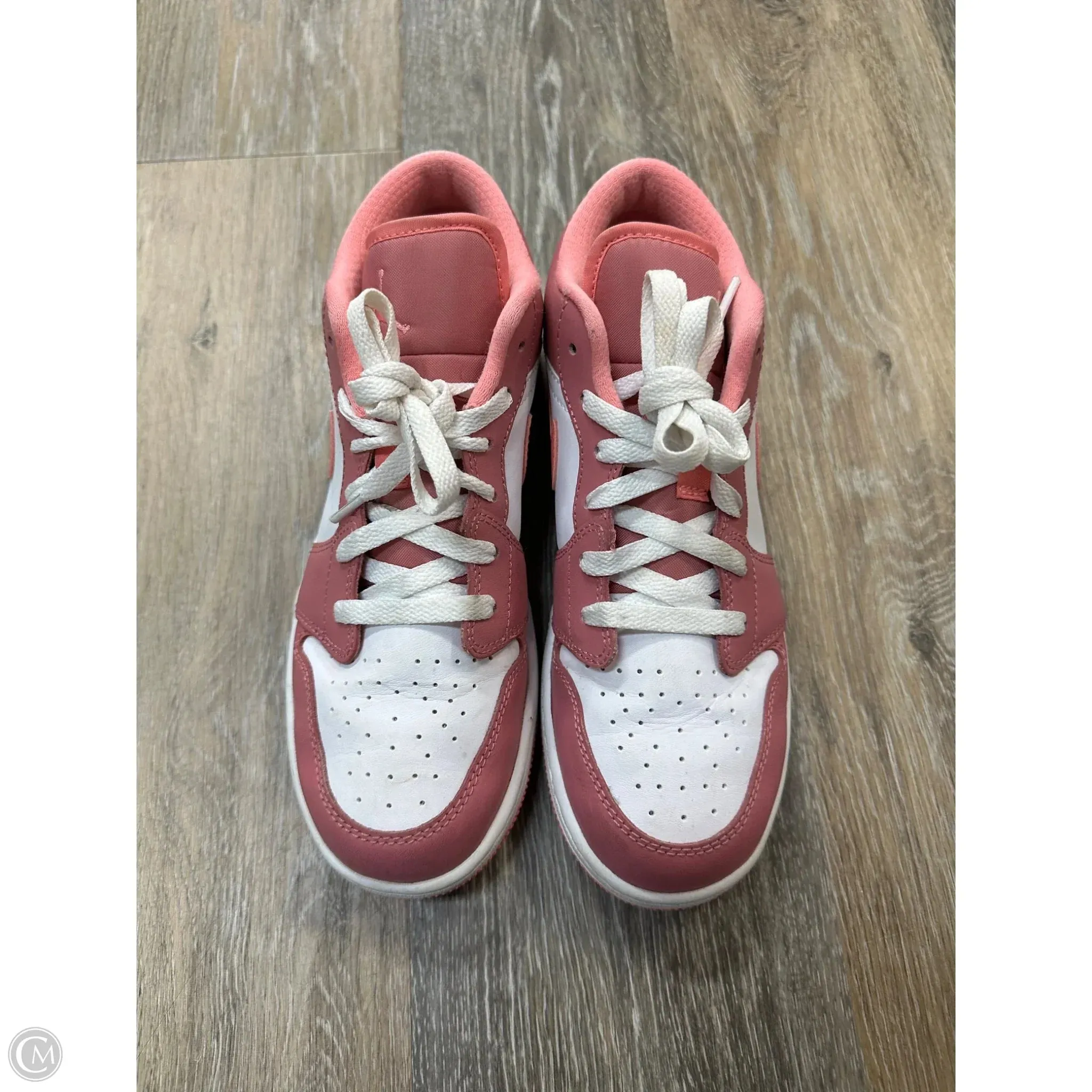 Shoes Sneakers By Jordan In Pink & White, Size: 7.5