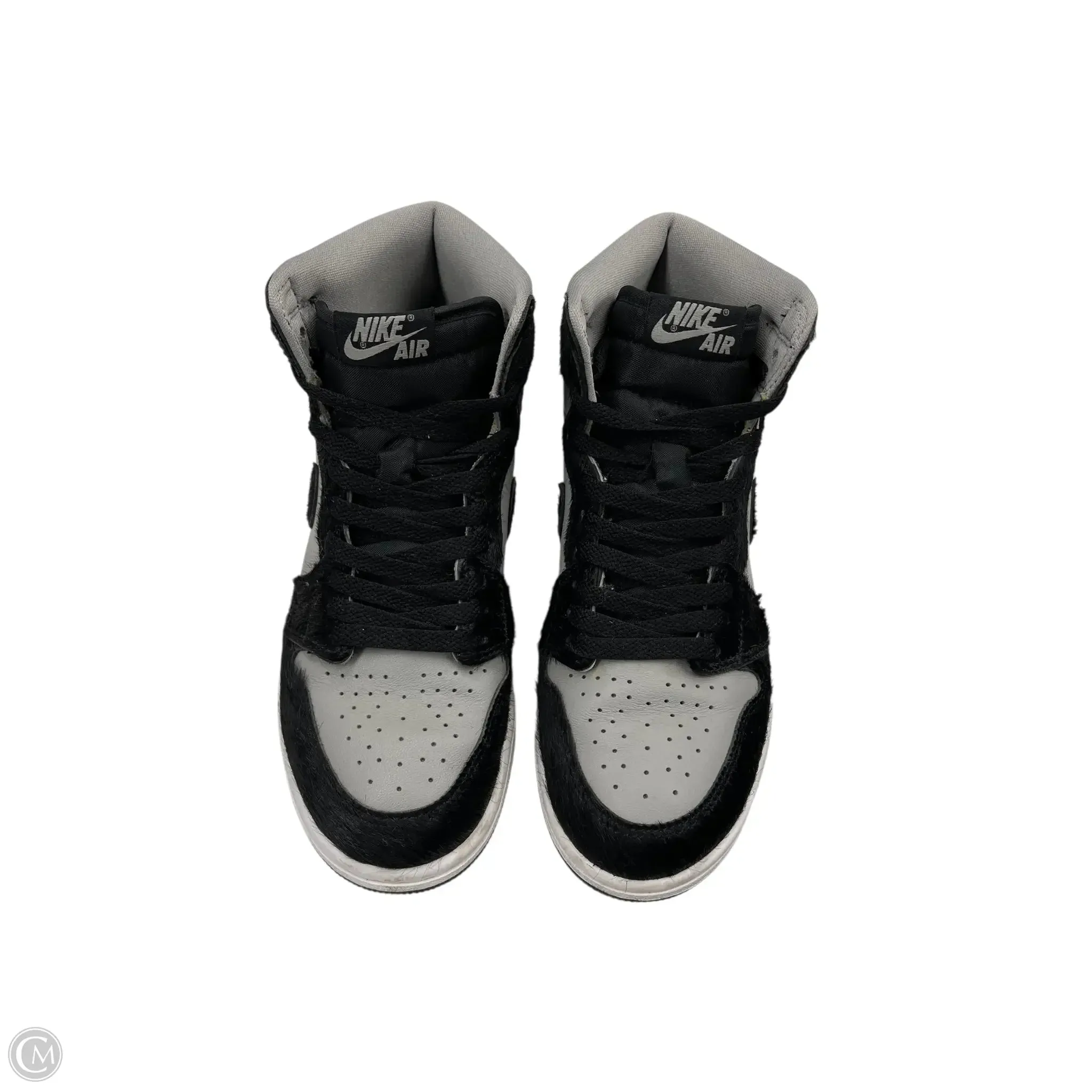 Shoes Sneakers By Nike In Black & Grey, Size: 7.5