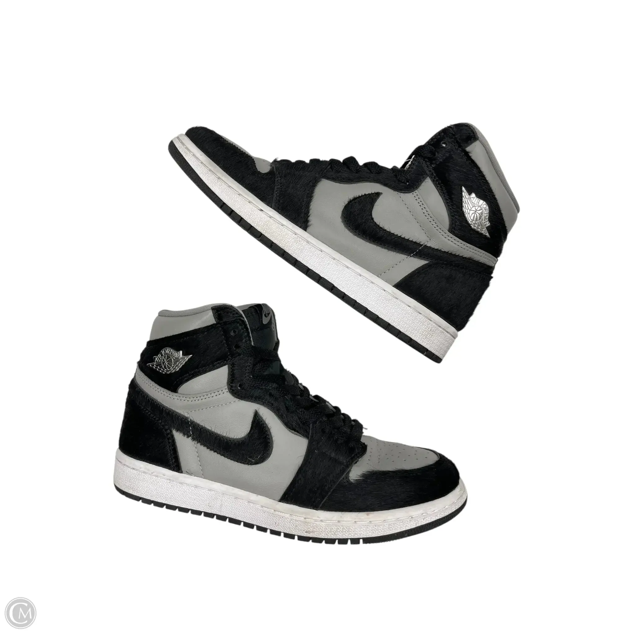 Shoes Sneakers By Nike In Black & Grey, Size: 7.5