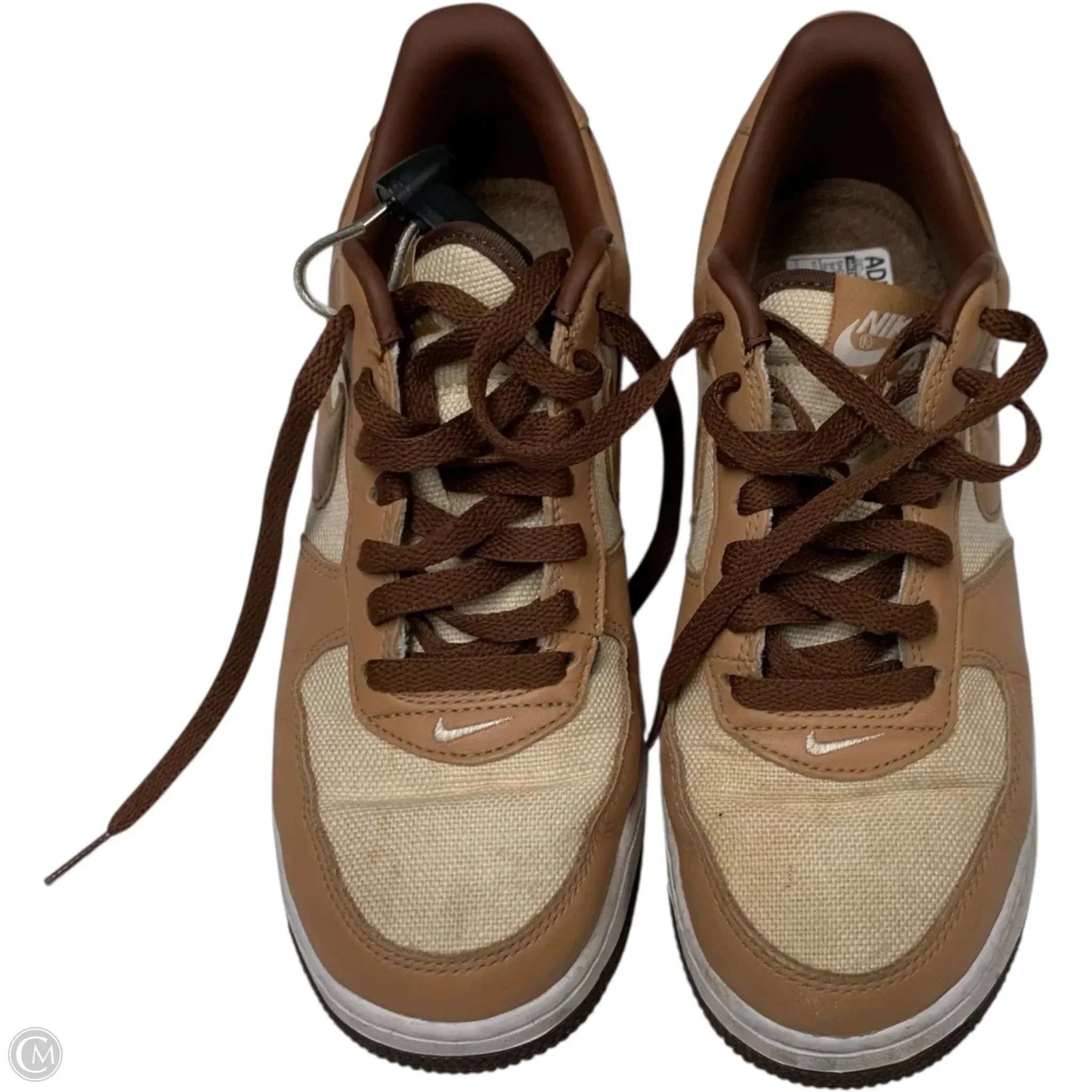 Shoes Sneakers By Nike In Brown & Cream, Size: 7