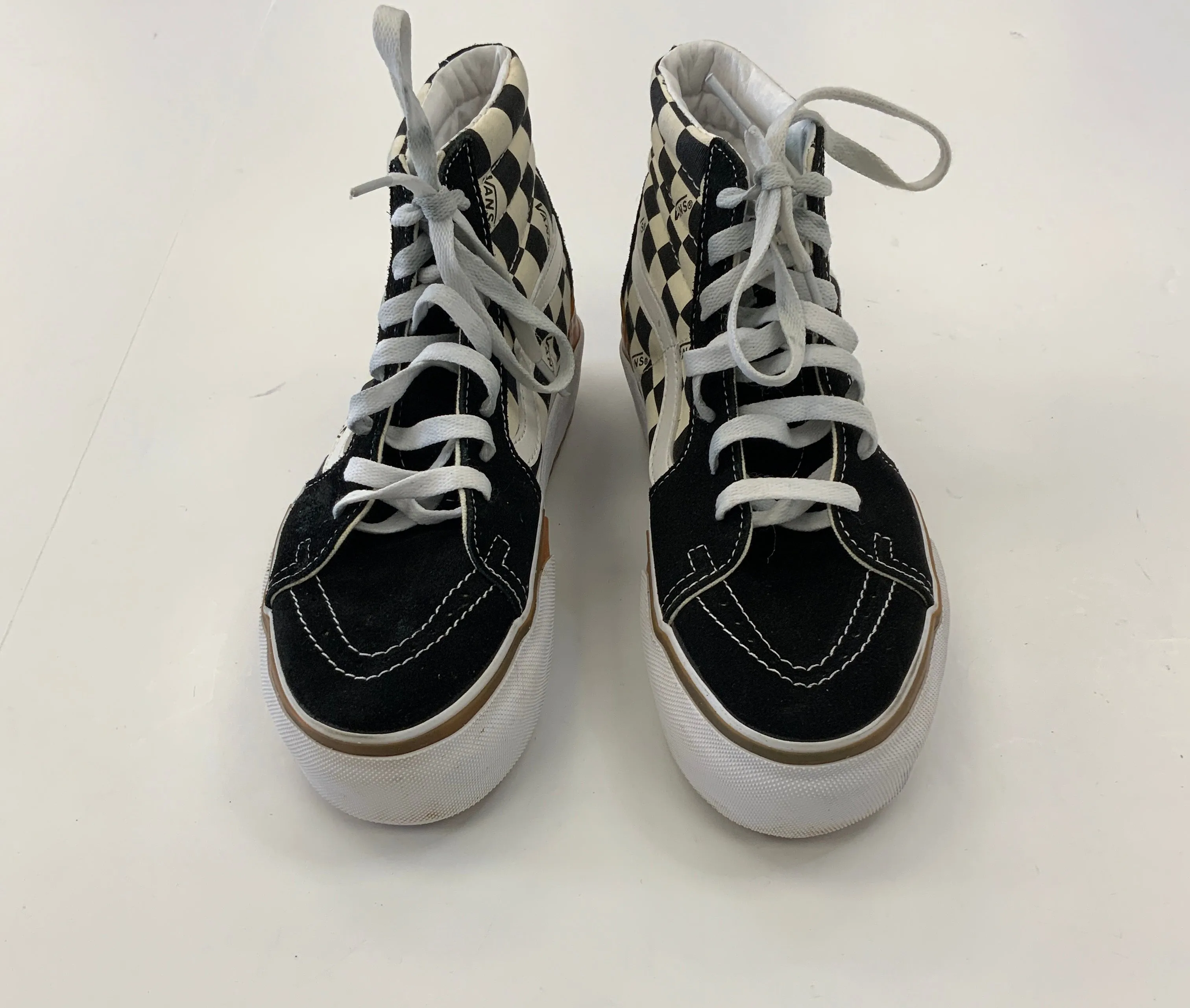 Shoes Sneakers By Vans In Black & White, Size:7.5