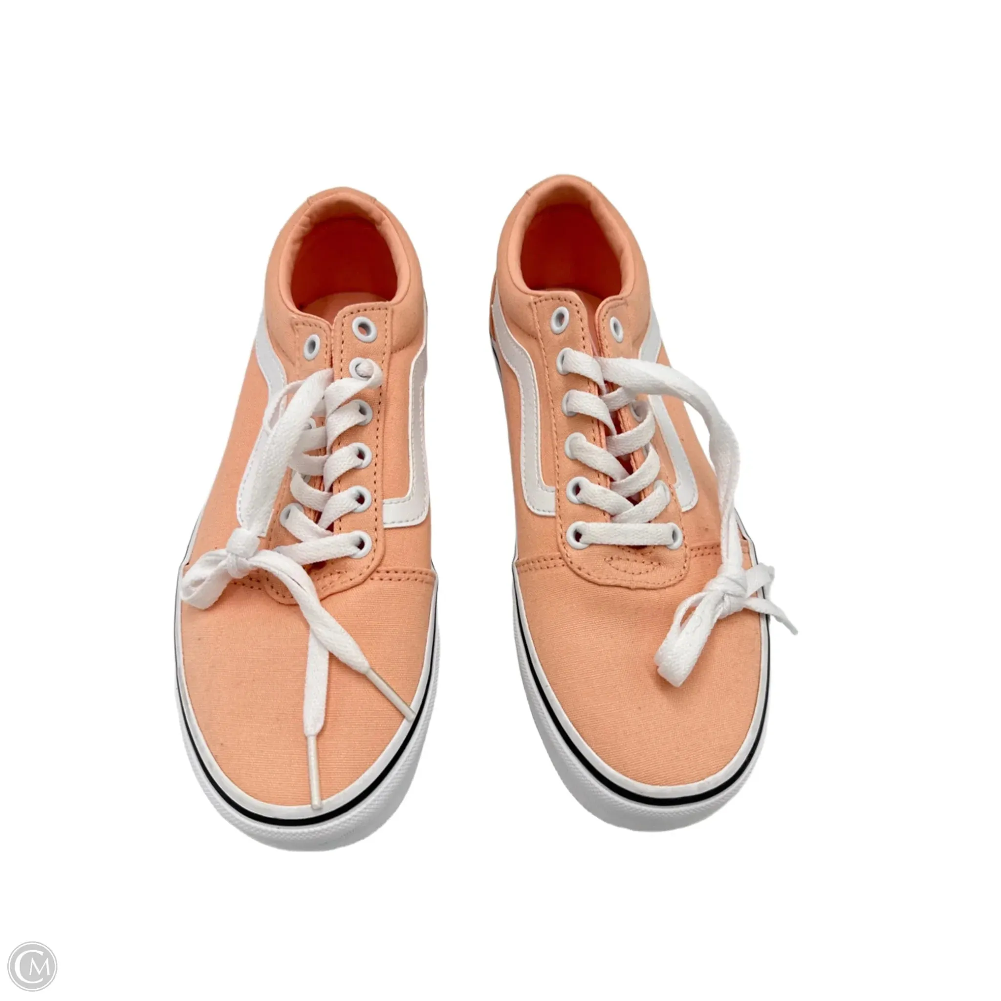 Shoes Sneakers By Vans In Orange, Size: 8.5
