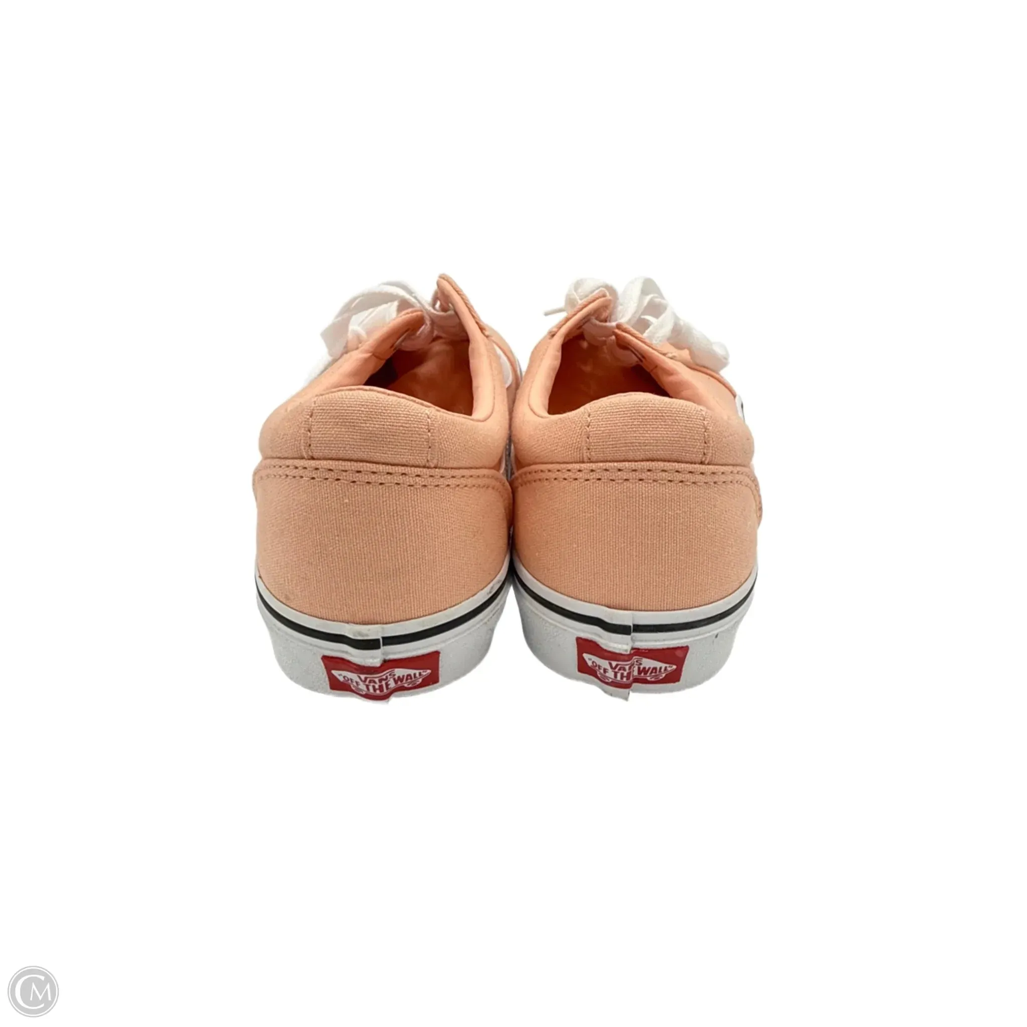 Shoes Sneakers By Vans In Orange, Size: 8.5