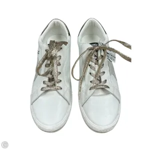 Shoes Sneakers By Vintage Havana In Gold & White, Size: 10