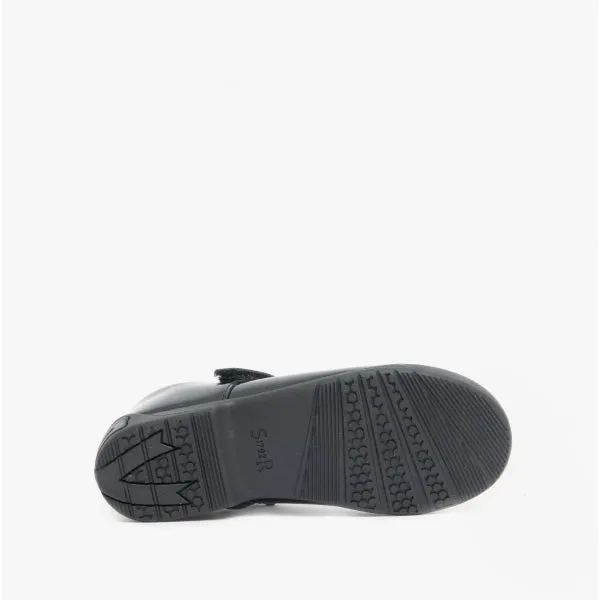 Start-Rite LEAP FROG Girls Leather T-Bar School School Shoes Patent Black