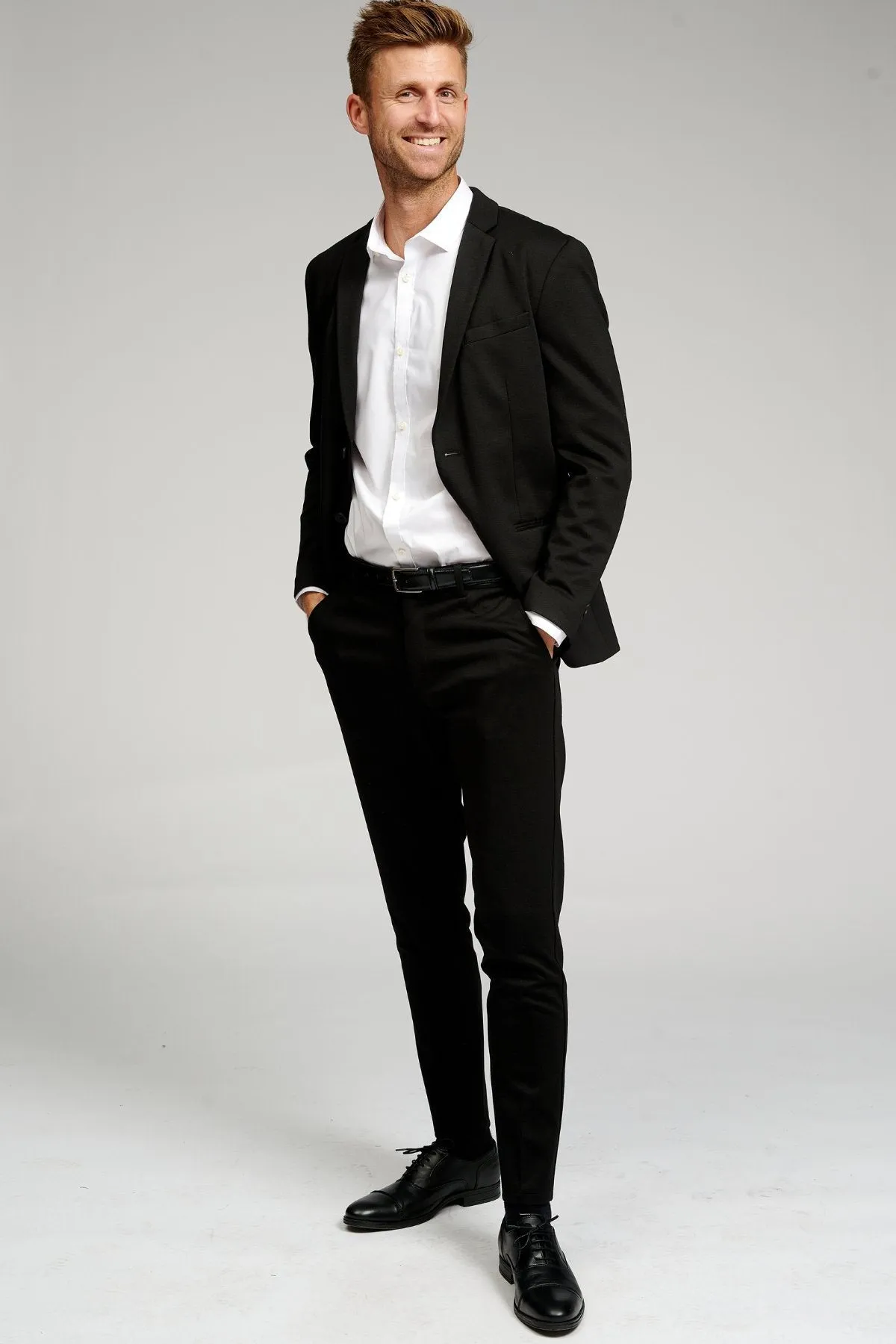 The Original Performance Suit   Shirt, Tie & James Shoes - Package Deal