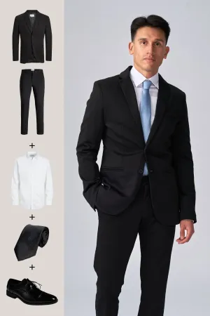 The Original Performance Suit   Shirt, Tie & James Shoes - Package Deal