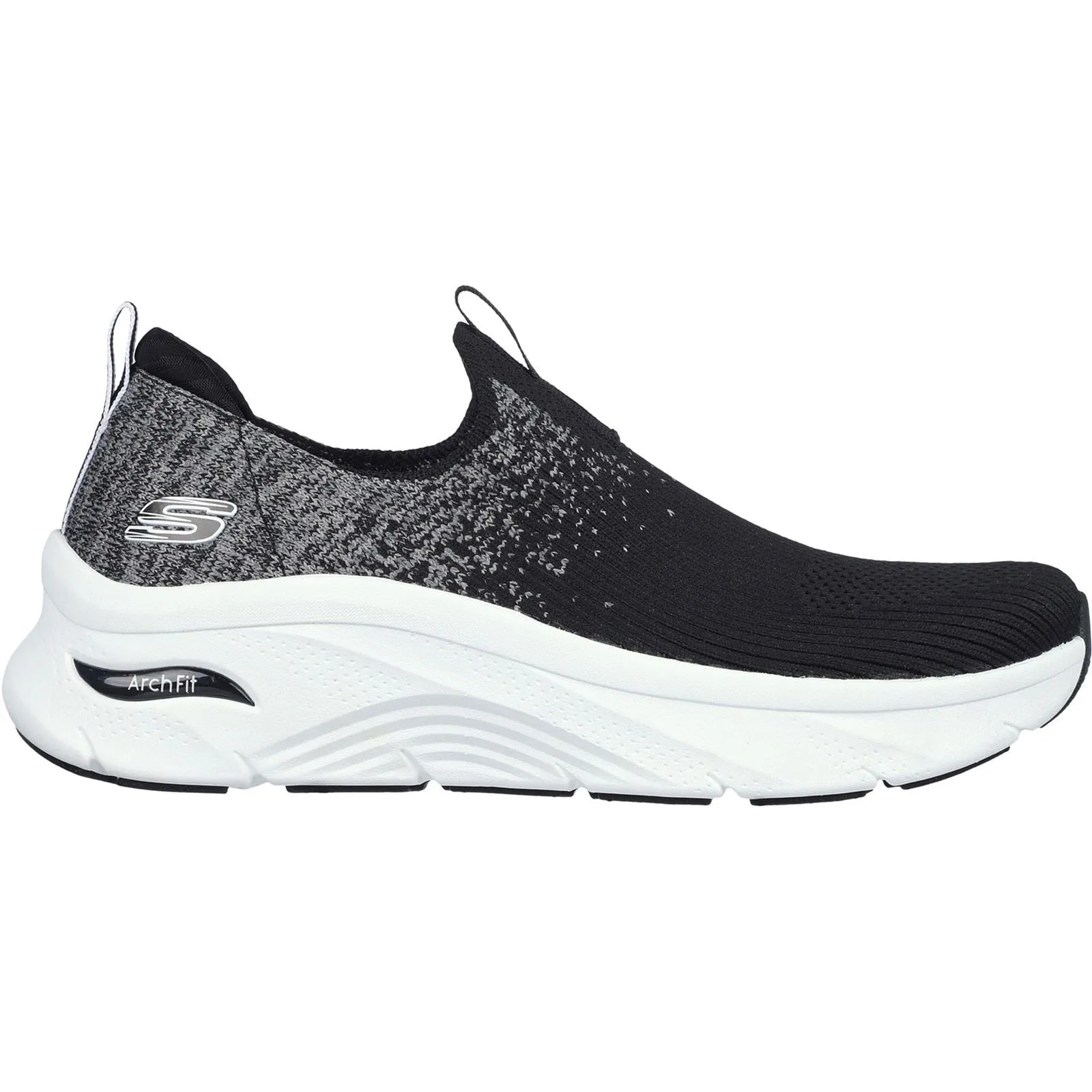 Women's Wide Fit Skechers 149684 Arch Fit D'Lux Key Journey Trainers - Black